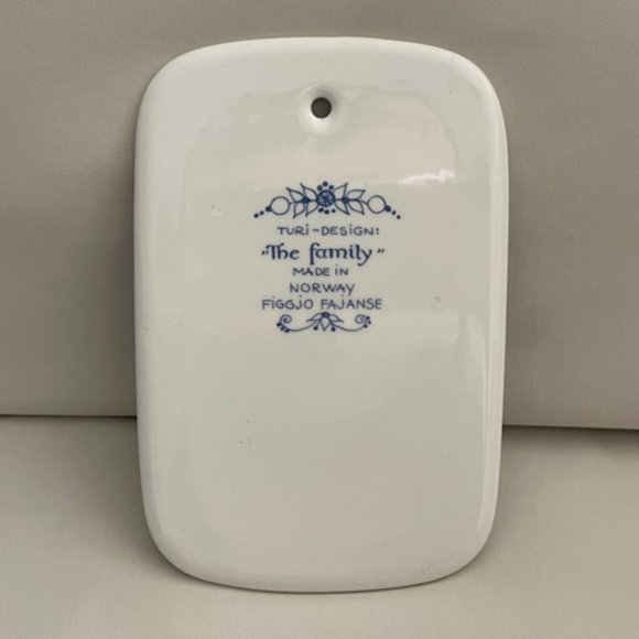 Vintage Turi Design Porcelain Wall Plaque - Picture 2 of 6